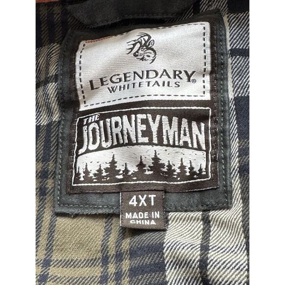 Legendary Whitetails Journeyman Flannel Lined Men's 4XT Canvas Jacket Chore Coat - Picture 2 of 14